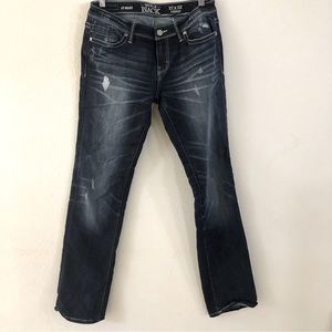 Buckle Black Distressed Fit No 53 Straight Sz 27 Inseam 32